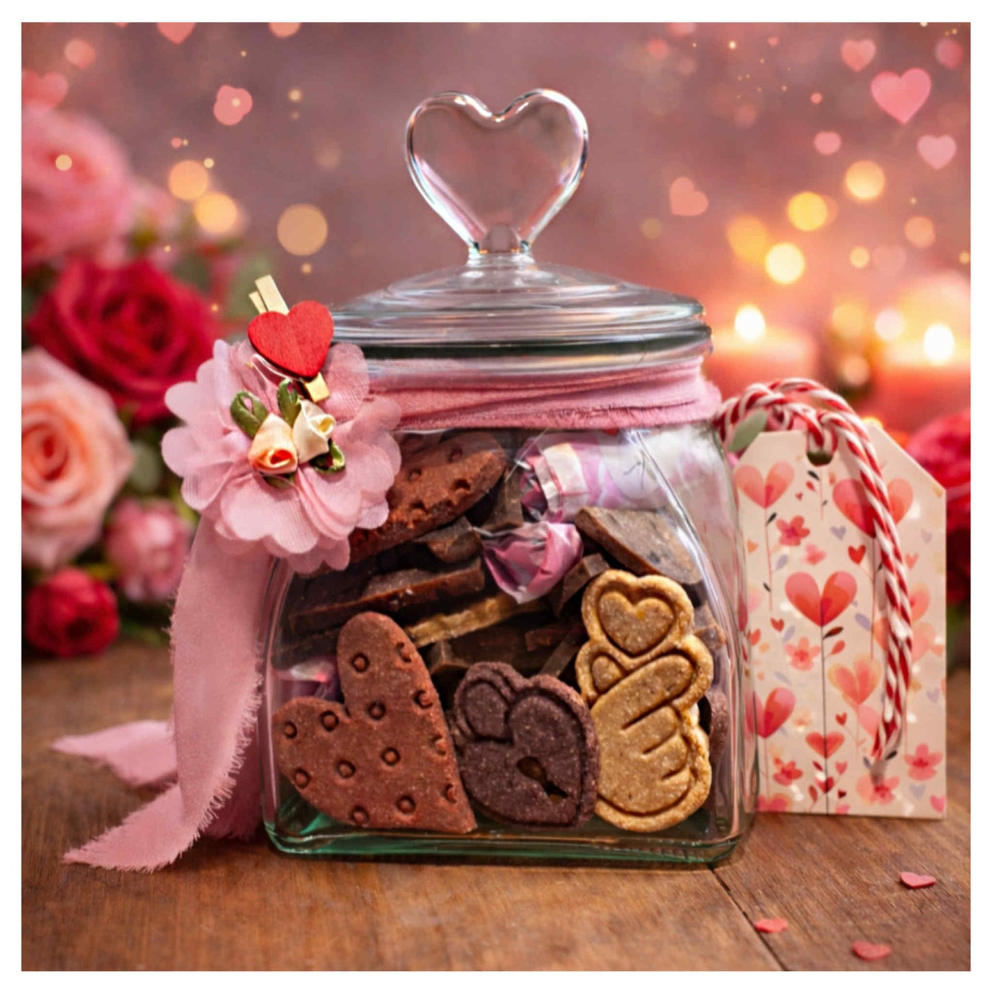 CHEWTOPIA Barkery Jar V~Day edition (60 pieces)