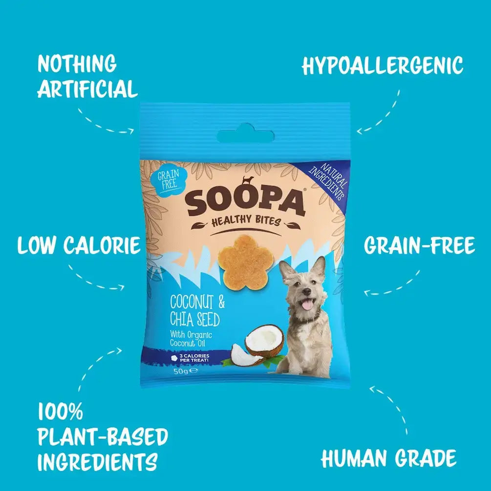 CHEWTOPIA Coconut & Chia Seed Healthy Bites by SOOPA