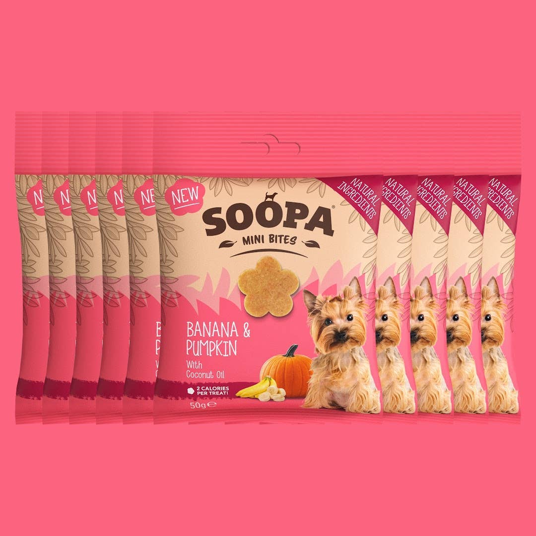 CHEWTOPIA Banana & Pumpkin MINI Bites by SOOPA