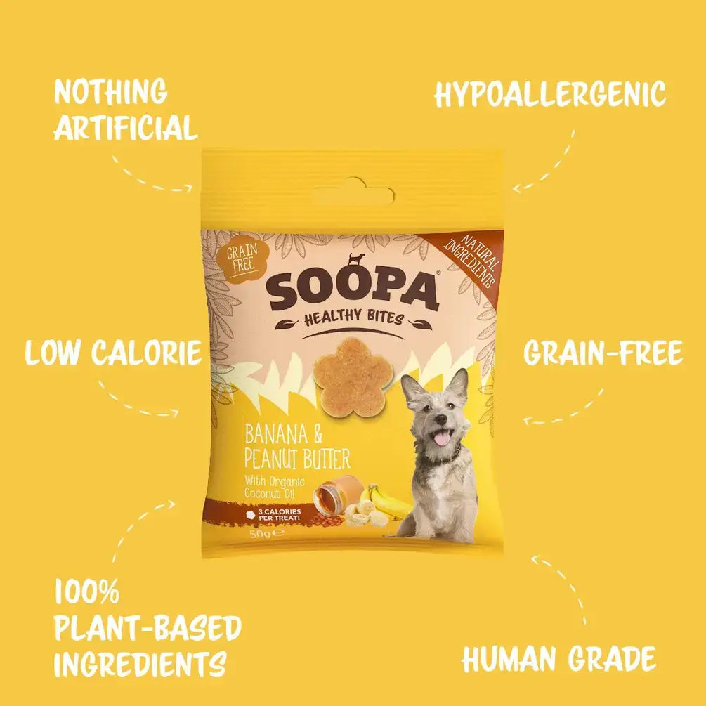 CHEWTOPIA Banana & Peanut Butter Healthy Bites by SOOPA
