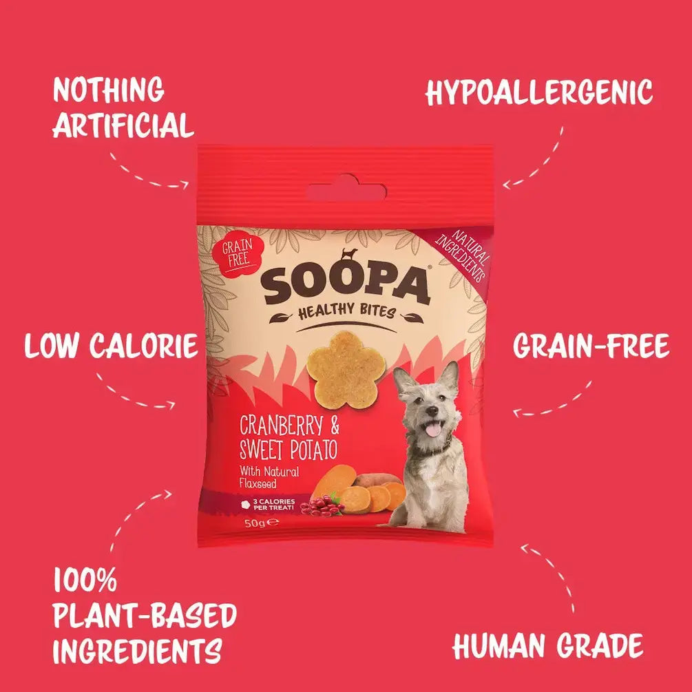 CHEWTOPIA Cranberry & Sweet Potato Healthy Bites by SOOPA