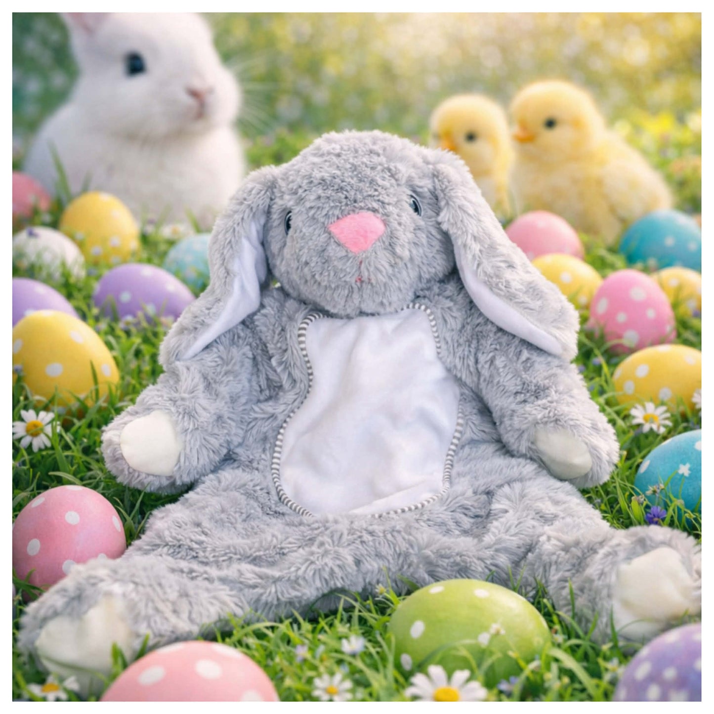 CHEWTOPIA 🐰 Bunny Crinkle Toy – 45cm Dog Toy