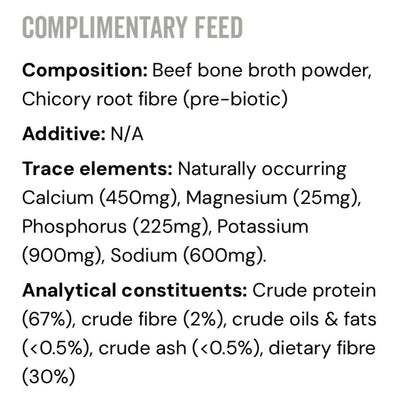 CHEWTOPIA BEEF Broth Powder + PREBIOTICS