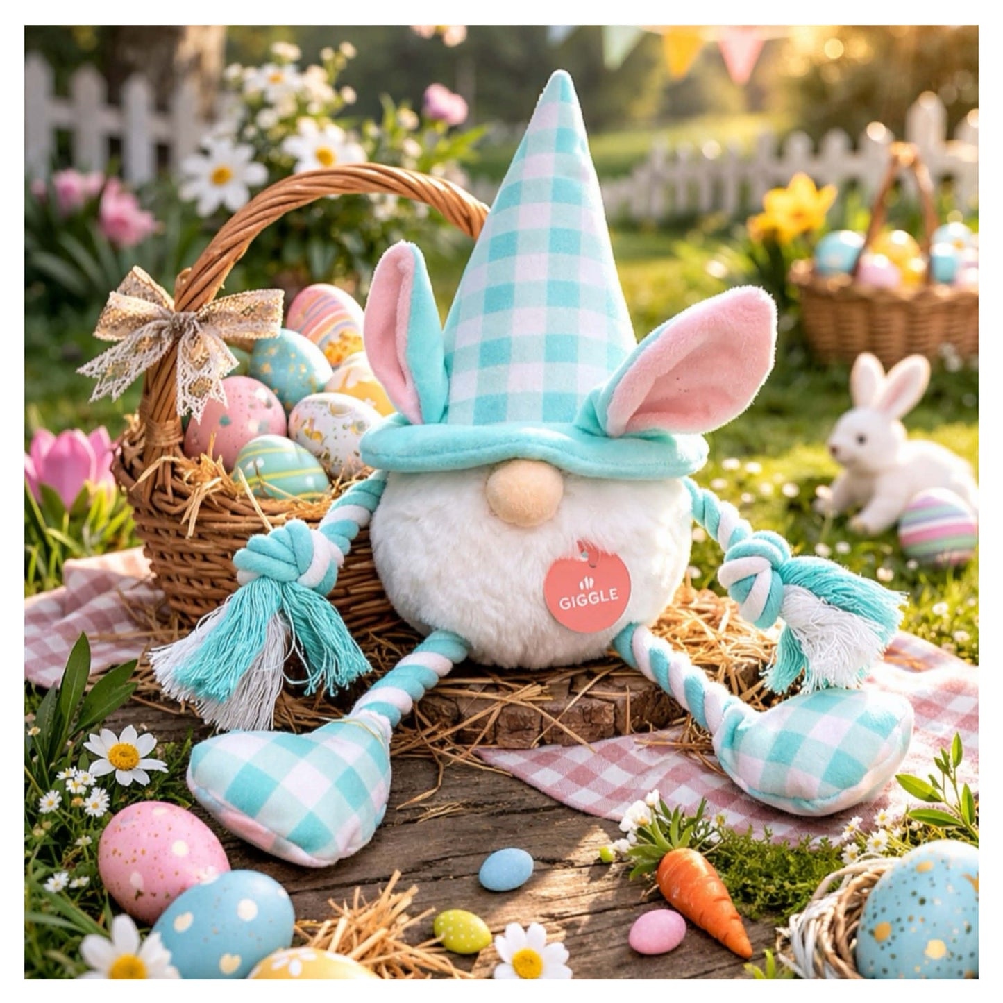 CHEWTOPIA 🐰Giggle Ball ~ 38cm Dog Toy