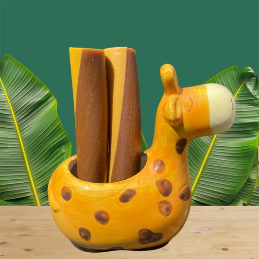 CHEWTOPIA Jumbo Veggie Twist ~ Peanut Butter & Banana