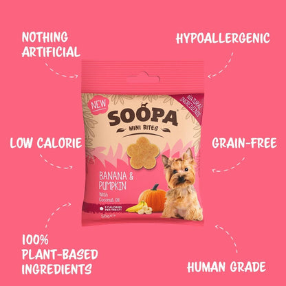 CHEWTOPIA Banana & Pumpkin MINI Bites by SOOPA