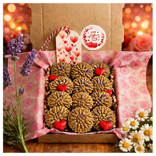 CHEWTOPIA 💗 Lavender Lullaby Valentine Set 💗 12 cookies